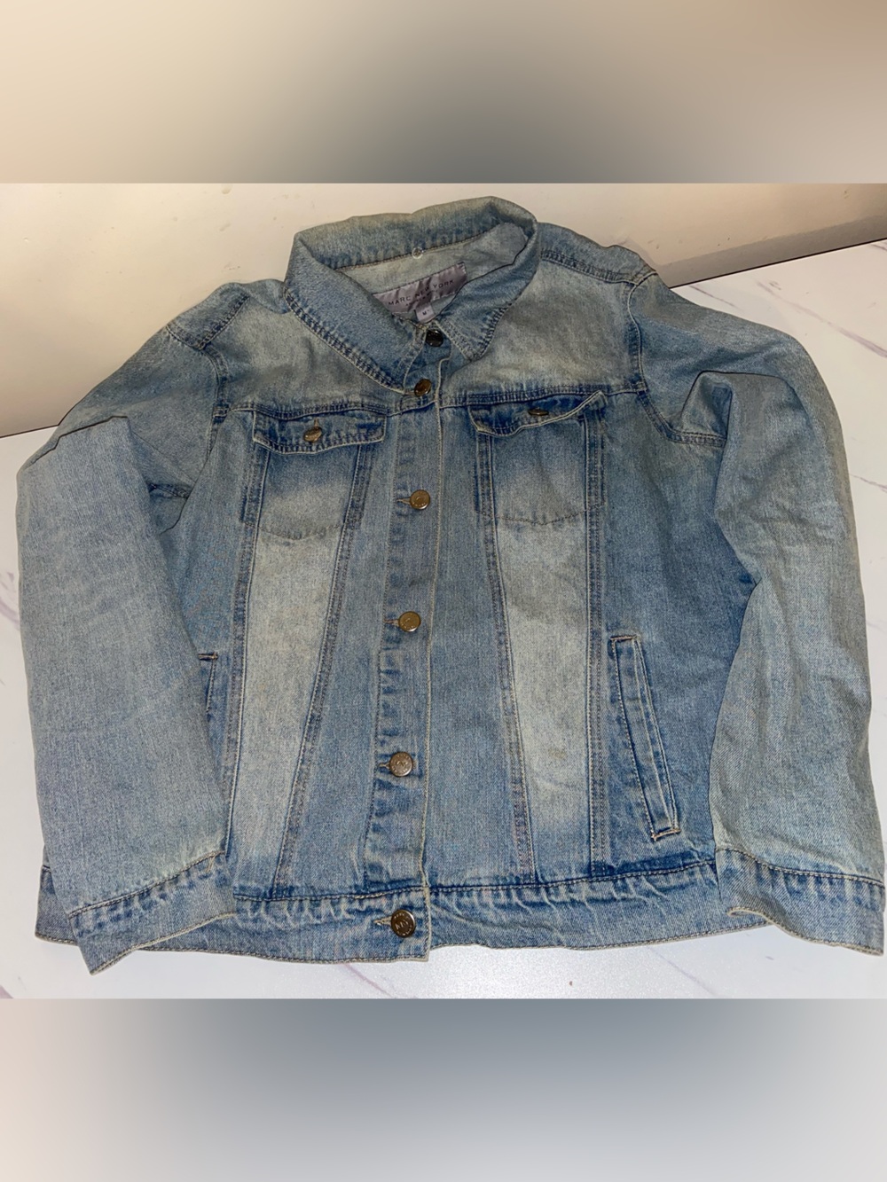 Andrew Marc Light Blue Women's Denim Jacket - Classic Jean Coat